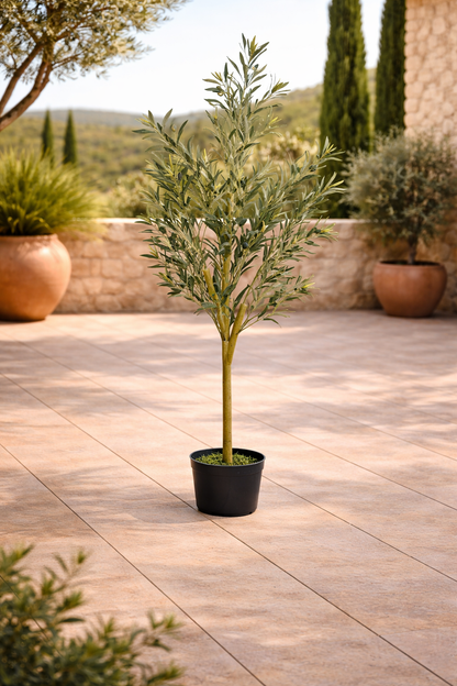 Olivier Artificiel 120 cm avec Pot